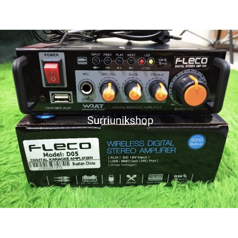 Amplifier Karaoke Original fleco D05 Wireless Bluetooth z.s