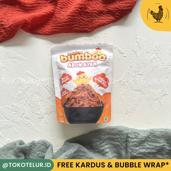 

BEST SELLER ! BUMBOO - Abon Asli Ayam & Sapi (NO MSG) | Snack MPASI Anak - Abon Ayam