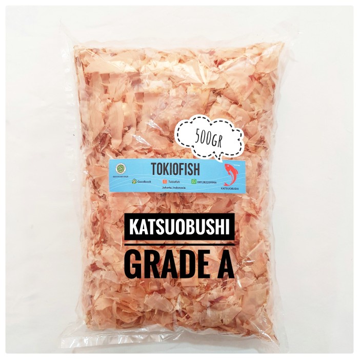 

BEST SELLER ! Katsuobushi Tokiofish 500 gr Export Quality (Grade A)