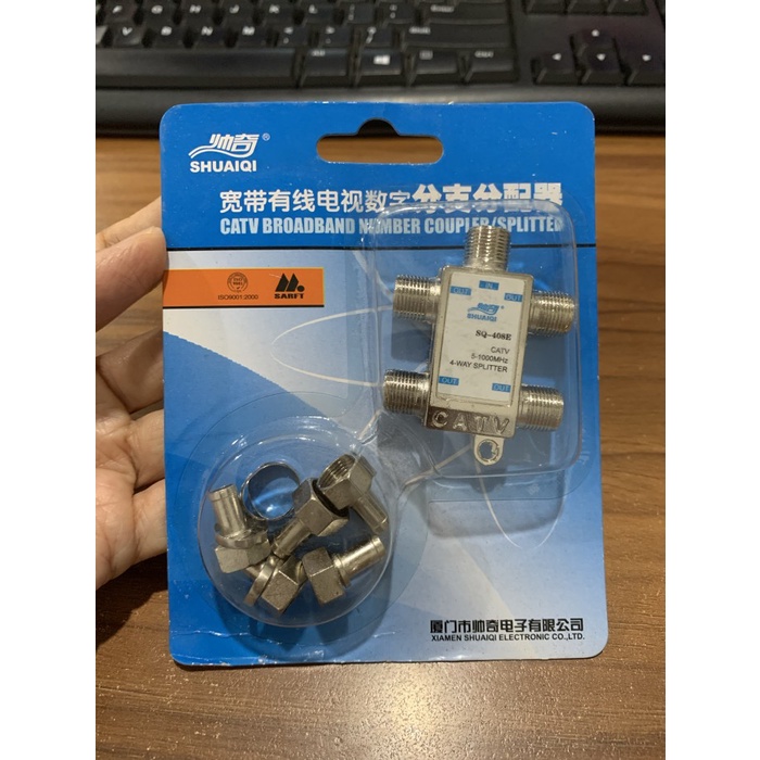 Splitter Antena TV 4 Way