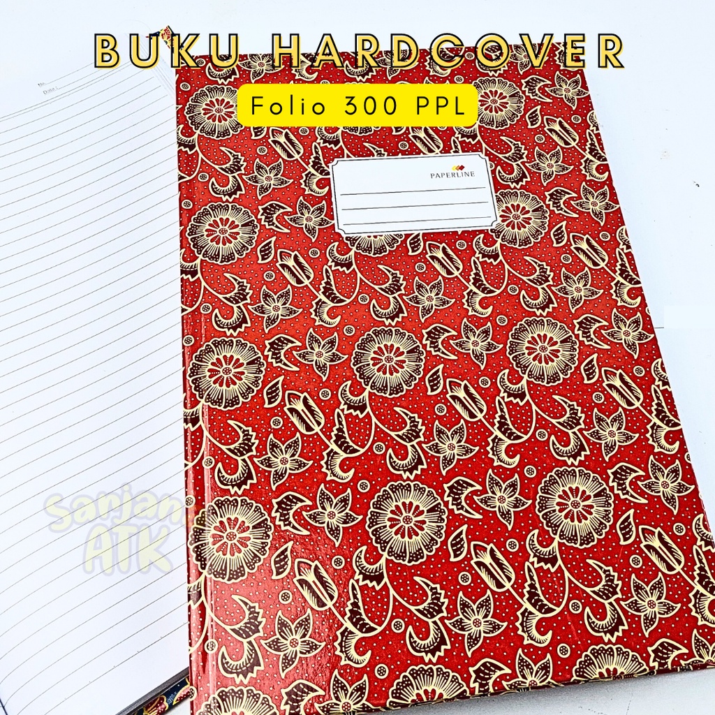 

Buku Tulis Hard Cover Folio Paperline 300 Lembar