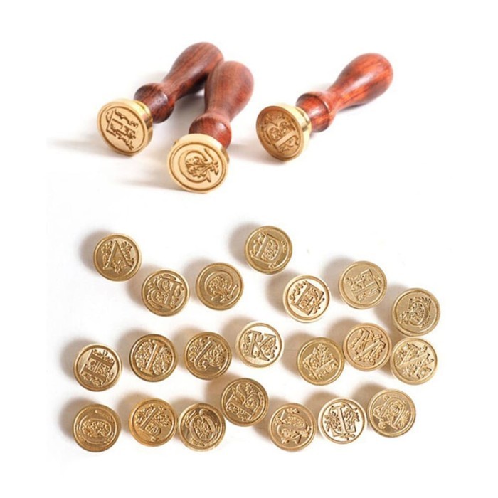 

Wax Stamp Seal - Alphabet A sampai Z