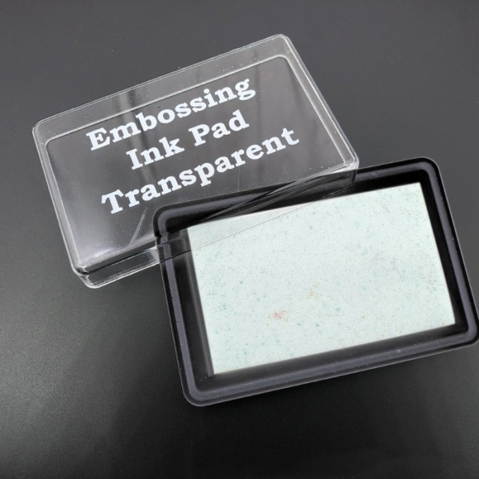 

Bantalan Tinta Stempel Emboss Transparan Untuk DIY Scrapbook / Agenda