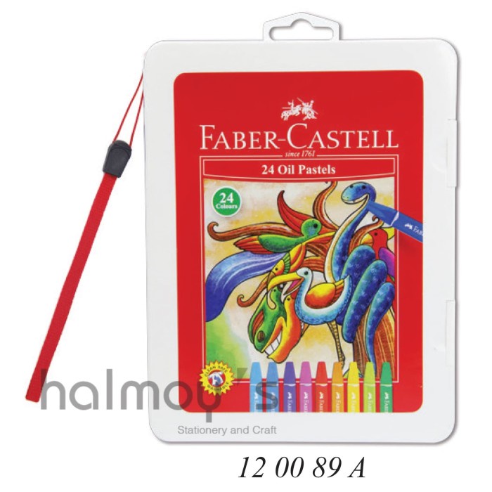

CRAYON/HEXAGONAL OIL PASTEL FABER CASTELL ( BOX PUTIH SUSU ) 24 WARNA