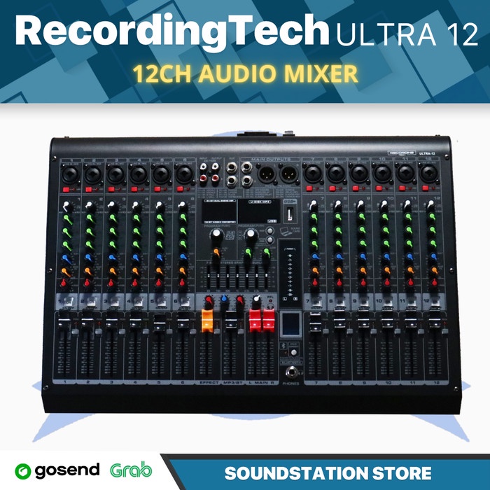 RECORDING TECH ULTRA 12 MIXING CONSOLE Audio Mixer 12 Channel Ultra12