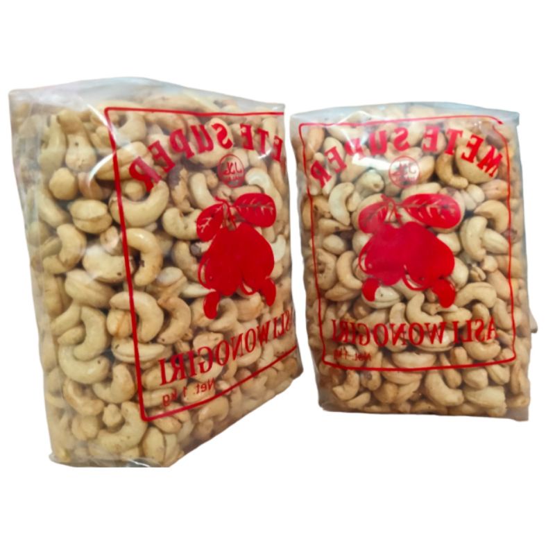 

MZ CASHEW kacang mede matang kualitas super premium asli wonogiri berat 1 kg - fresh