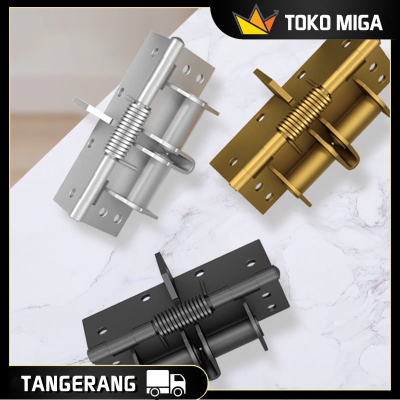 Engsel Pintu Otomatis Buka Tutup Penutup Pintu Otomatis Door Closer Lemari Tutup Sudut 4Inch
