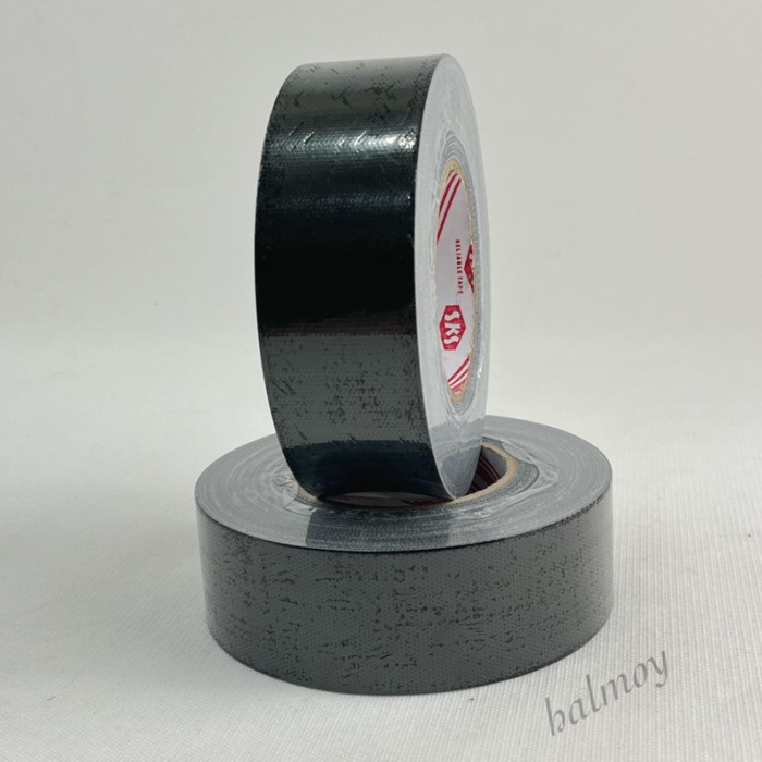 

ISOLASI / LAKBAN KAIN / CLOTH / LINEN TAPE 2 INCI 50 M HITAM