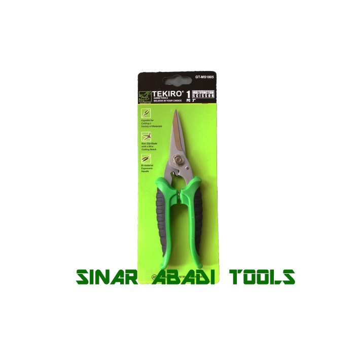 

Gunting Multifungsi - Multifunction Scissor 7 Inch - Tekiro