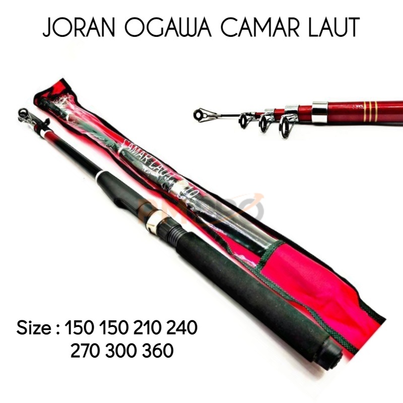 Joran Antena Telescopic Ogawa Camar Laut 150 180 210 240 270 300 360 Material Carbon Atau Tongkat / 