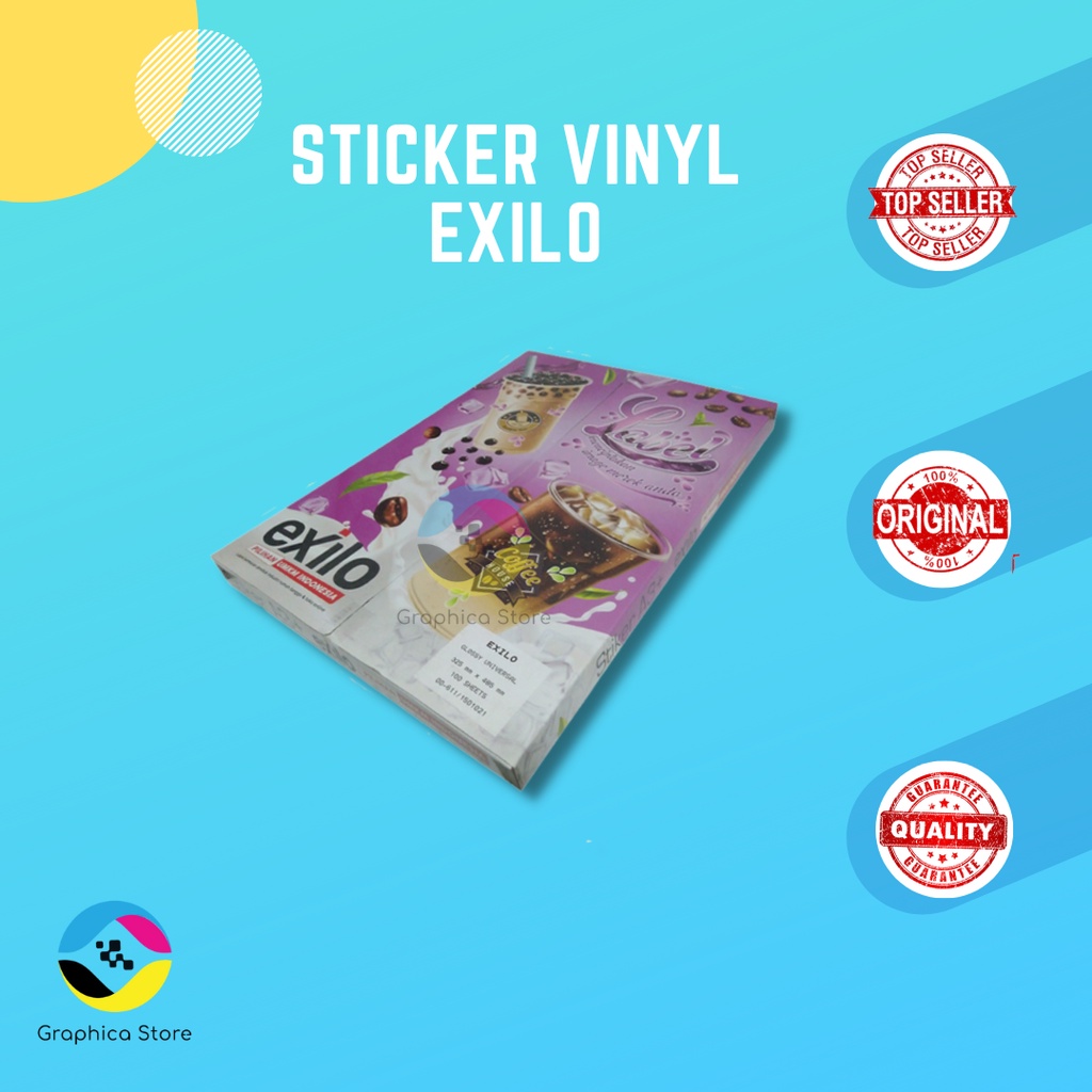 

Sticker Vinyl Laser A3 Glossy | Matte | Transparant | Sticker Vinyl EXILO