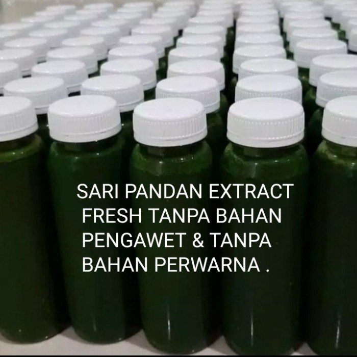 

Termurah [ Best Seller ] Endapan Sari Pandan Wangi Alami Fresh Murni asli 100% - Wangi Pandan .