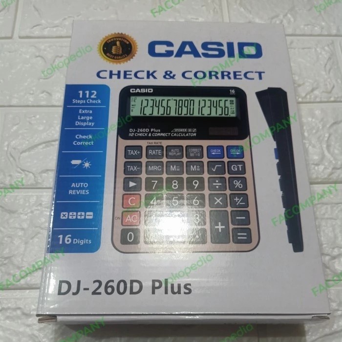 

Kalkulator DJ-260D 16 Digit PLUS