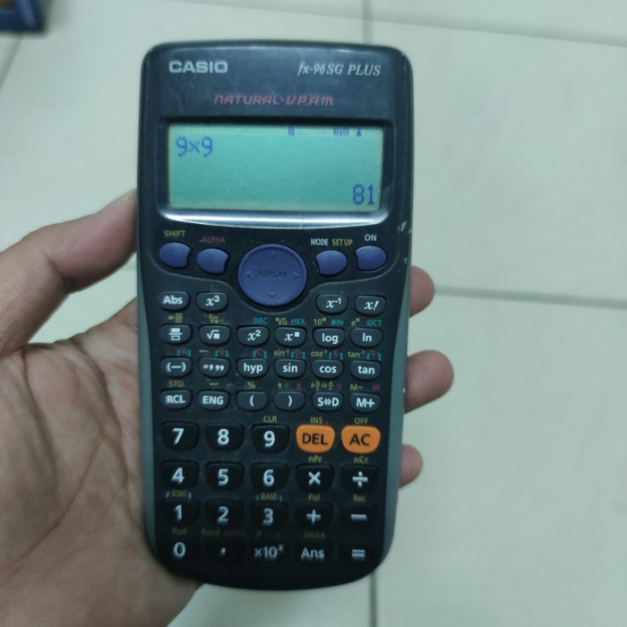 

Kalkulator Scientific Casio Fx 96 Sg Plus Original