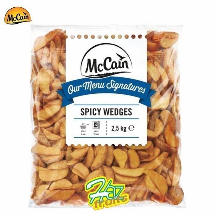 

McCain Spicy Wedges 2,5 Kg