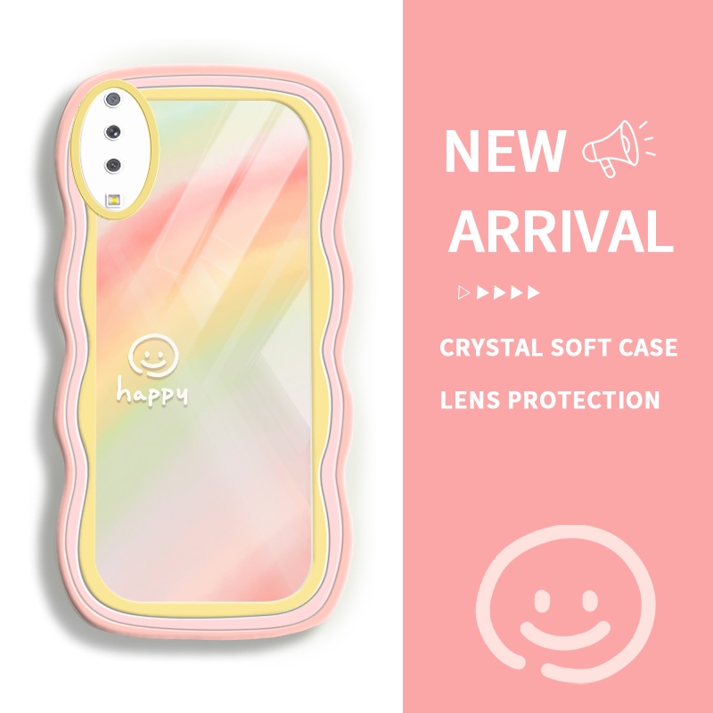 LAPEER Case For Samsung A7 2018 A750 A03 A03 Core A03s A04 A10 A10S M01S A11 M11 SoftCase Hp Senyum 