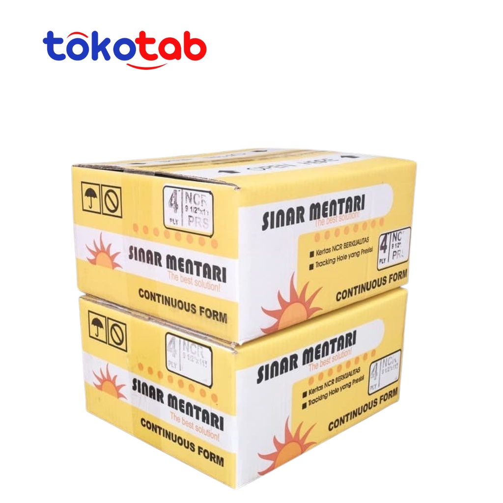 

Tokotab - Continous Form Sinar Mentari Kertas Print NCR K4 Ply Full K4 Ply PRS