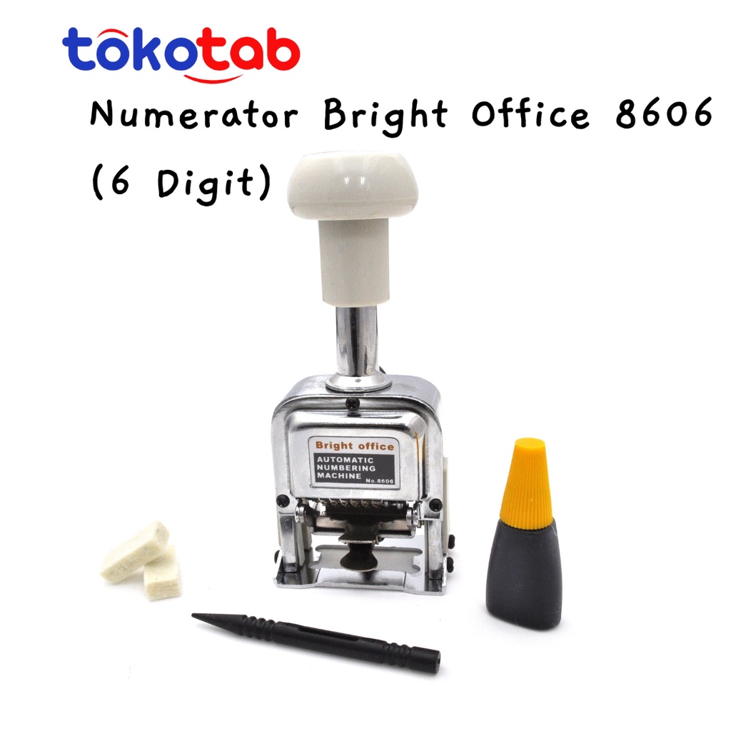

Tokotab - Numerator Bright Office 8606 Numerator 6 Digit