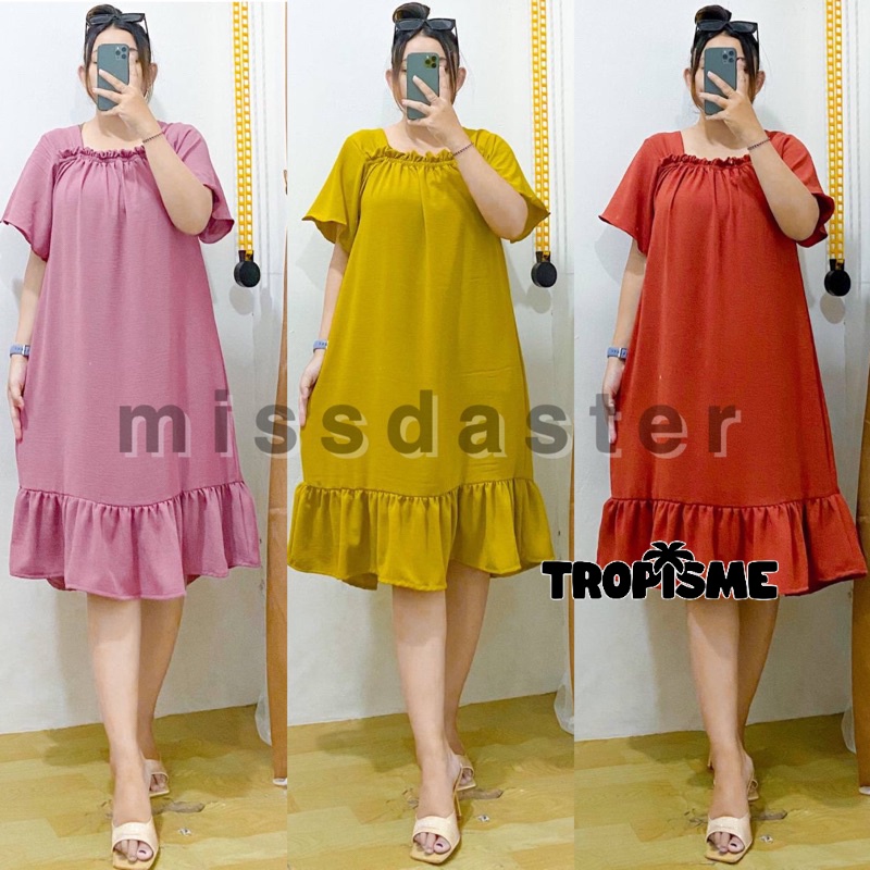 ALENA DRESS CRINKLE/DASTER KERUT DADA/DASTER CRINKLE KERUT/DASTER KERUT/DASTER BUSUI