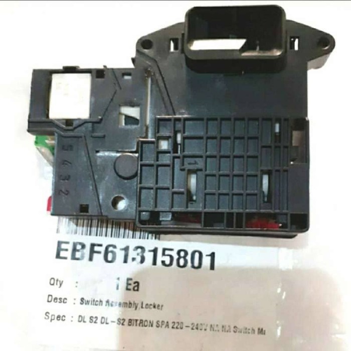 Door lock Switch Pintu Mesin Cuci Lg Type Fc1208N5W