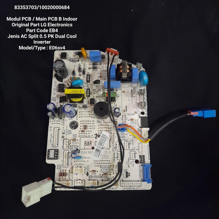 MODUL INDOOR PCB AC LG DUAL INVERTER T06EV3 / T06EV4 Gf27