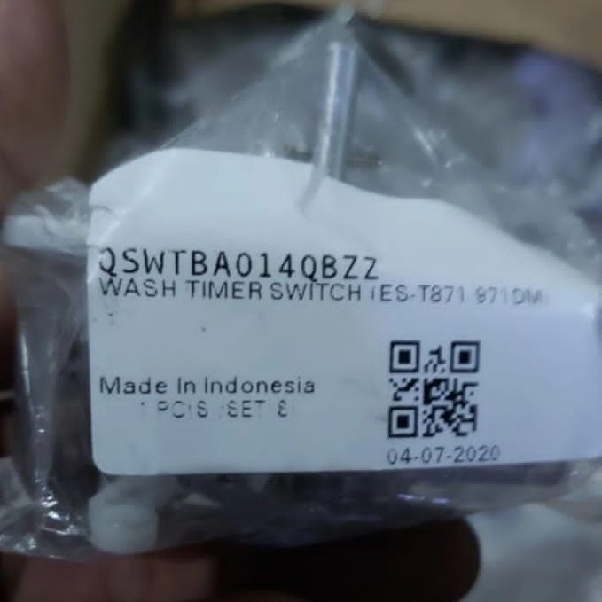 WASH TIMER ORI SHARP MESIN CUCI ORIGINAL DXT45DF-E8J 5 QSWTBA014QBZZ Gf27