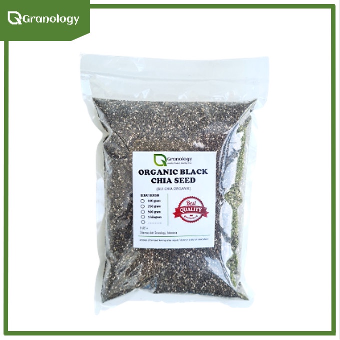 

TERBARU Organic Chia Seed Peru kualitas terbaik (1 kilogram) by Granology