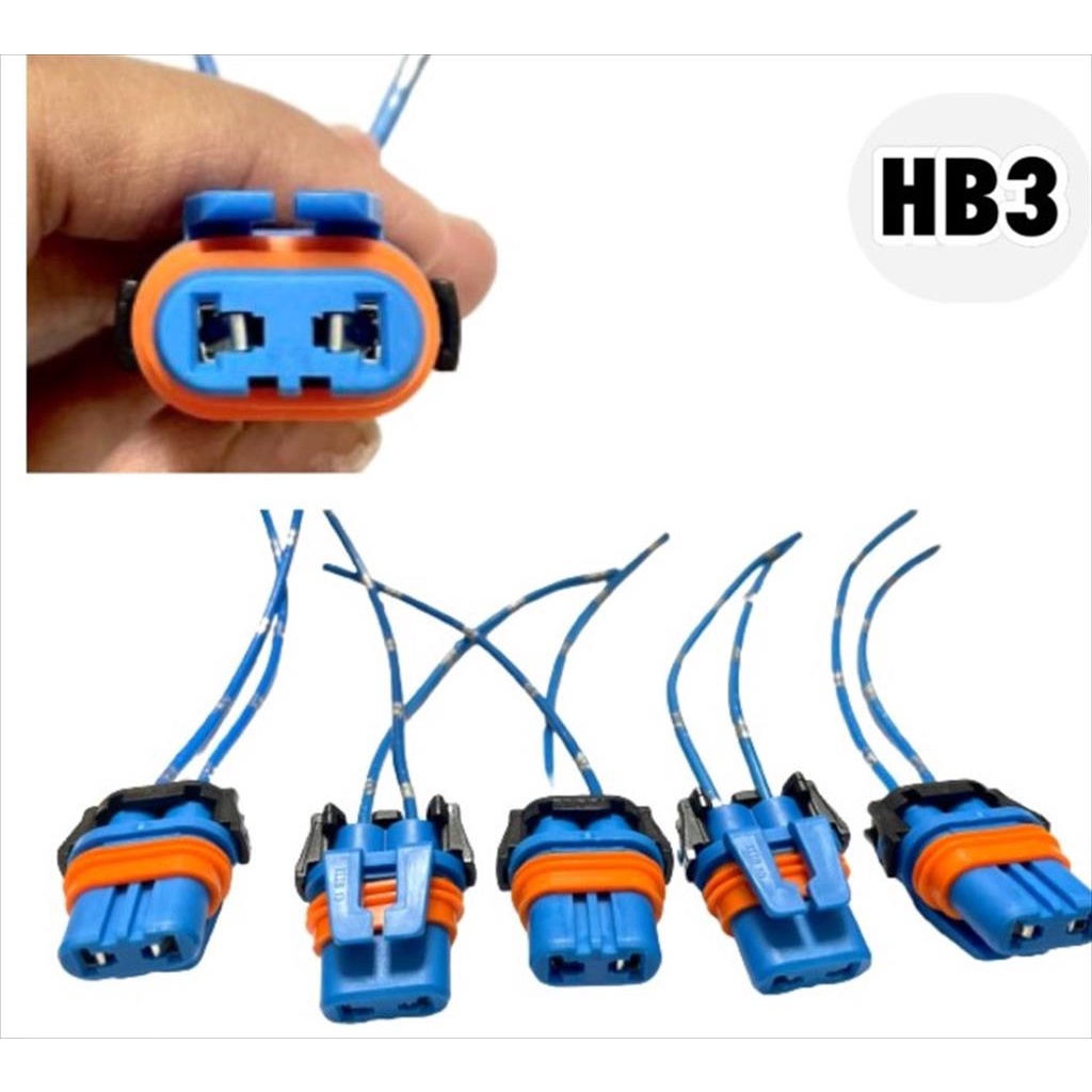 Kabel Soket Lampu HB3 Headlamp Tembak Mobil Socket Bohlam Jauh 9005