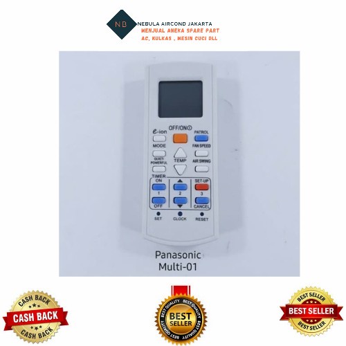 remote ac panasonic universal Gf27