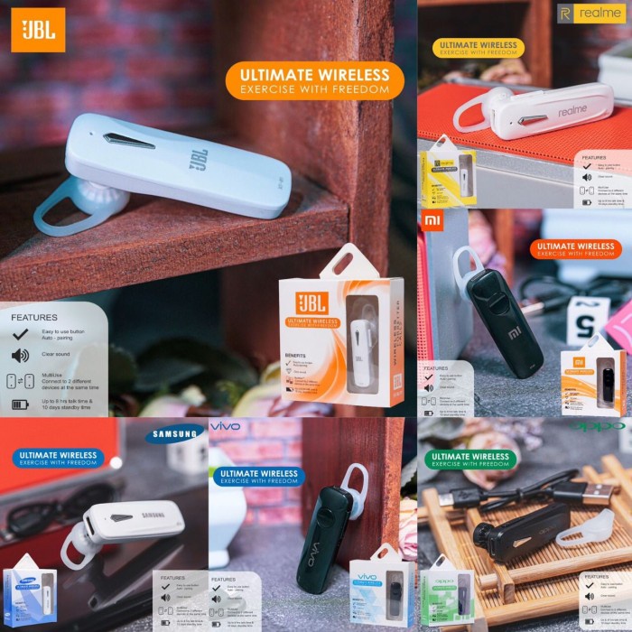 Hf bt , headset Bluetooth , handsfree bluetooth JBL - XIAOMI