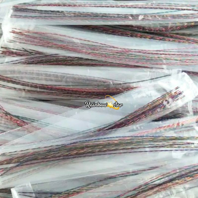 [Rainbow.star2] Kawat Behel Ulir Warna  Rainbow isi10pcs