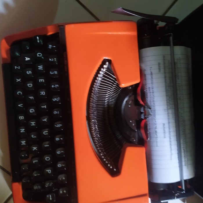 

mesin ketik manual brother orange jepag normall