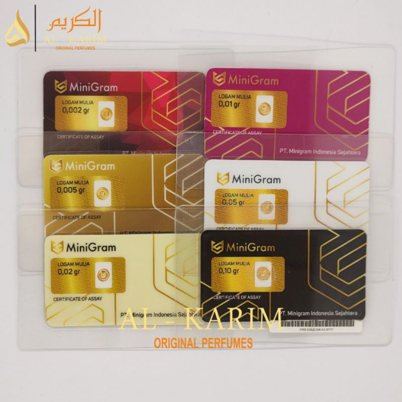 Emas Murni 24 Karat Mini Gram Antam Gold 01 02 05 Asli