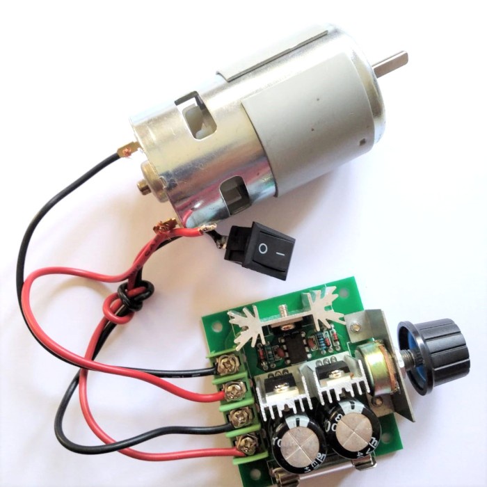 PAKET Dinamo Motor 795 plus Dimmer & Switch - 795 no Bracket Limited