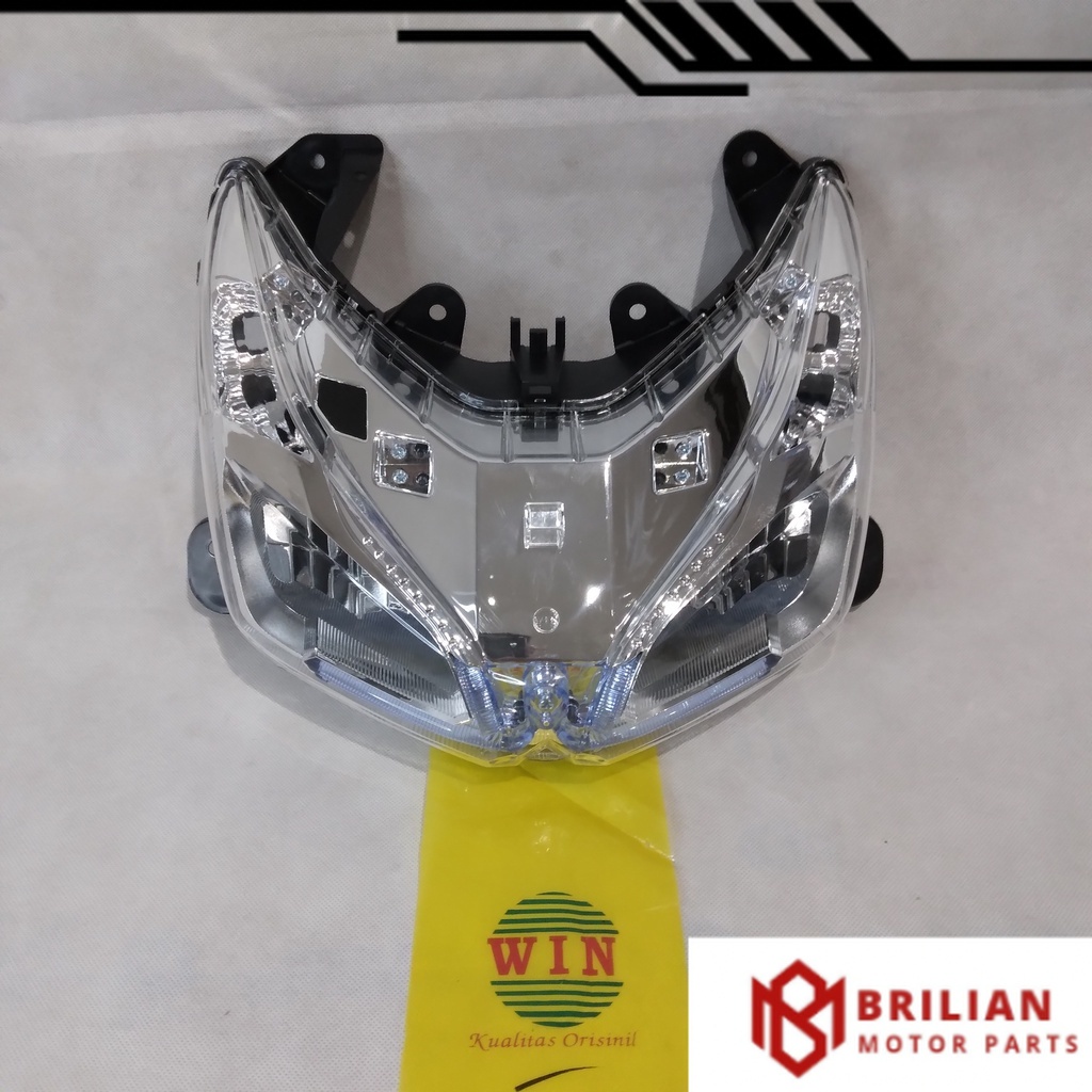 Lampu Depan Vario 110 FI ESP 2012 2013 2014 + LED | reflektor head lamp WIN | headlight senja motor 