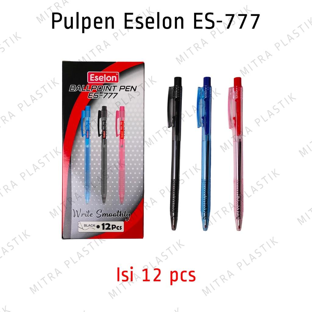 

Pulpen Eselon ES-777 Ballpoint Hitam isi 12 pcs