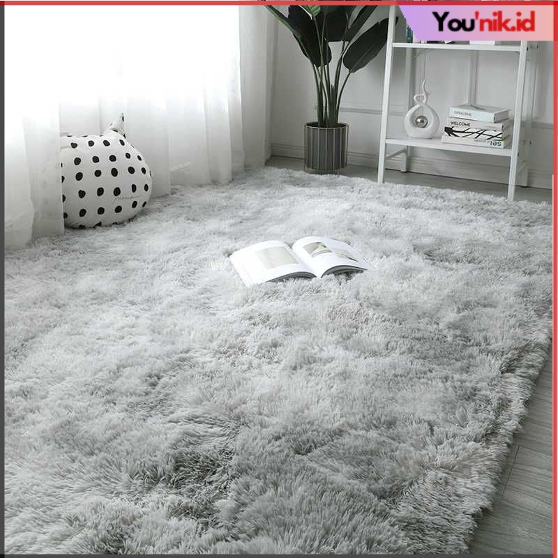 Besson Karpet Bulu Matras Non-Slip Living Room Rug 80 x 160cm - BS01