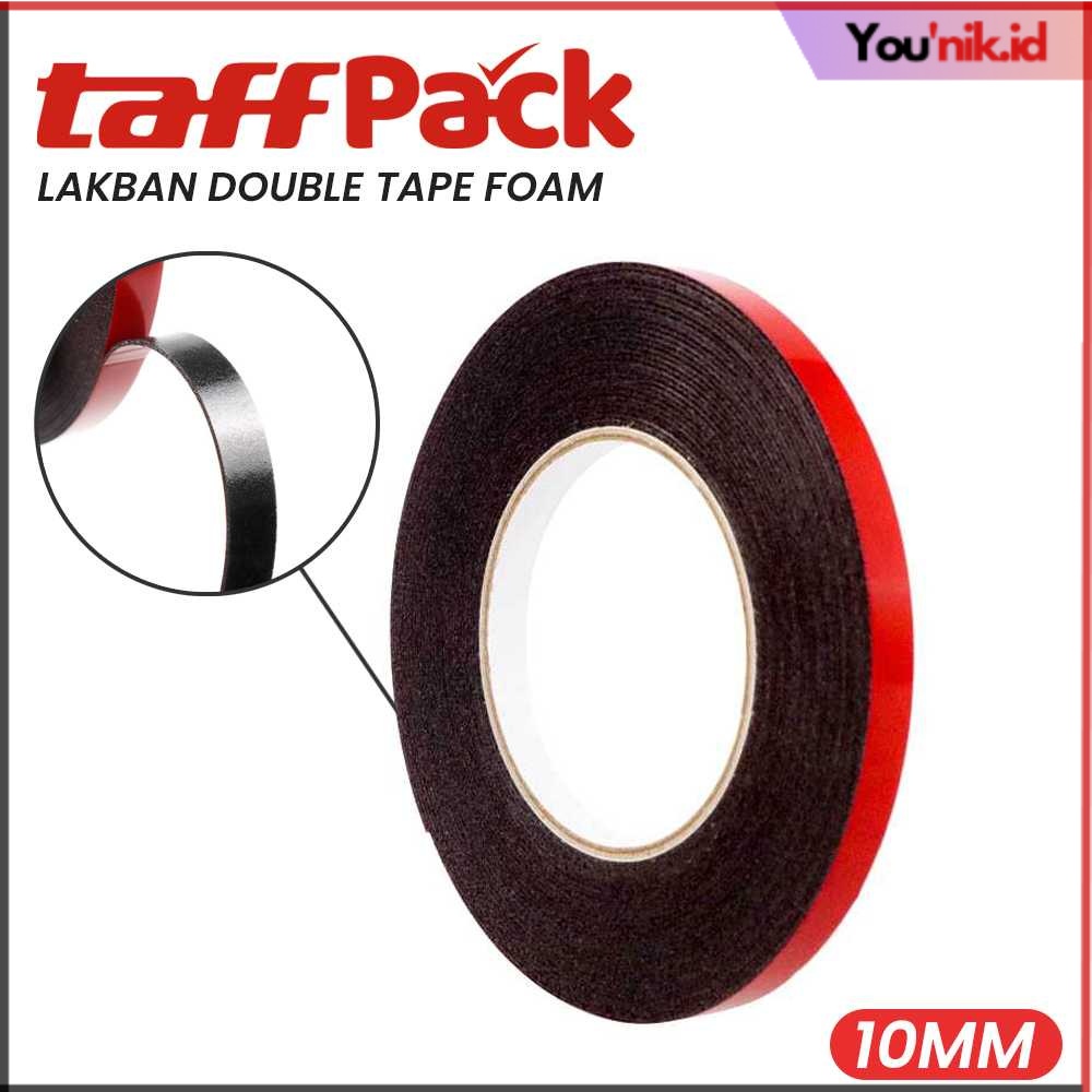 

Younik - TaffPACK Lem Isolasi Lakban Double Tape Foam 10M - 10 Meter
