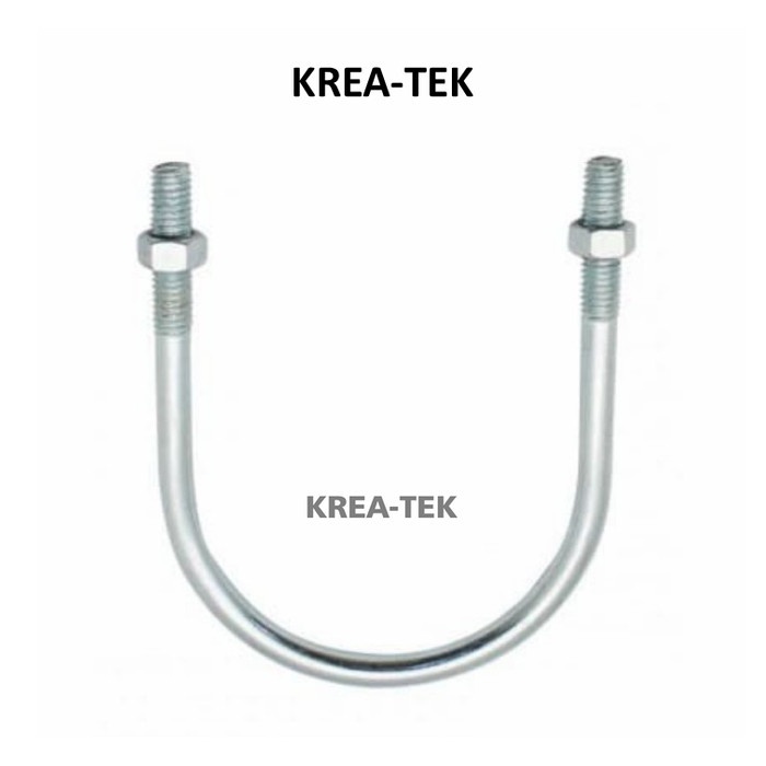 6" U bolt pipa 6 Inch clam pipa U bold galvanis DN 150 DN150 Ubolt