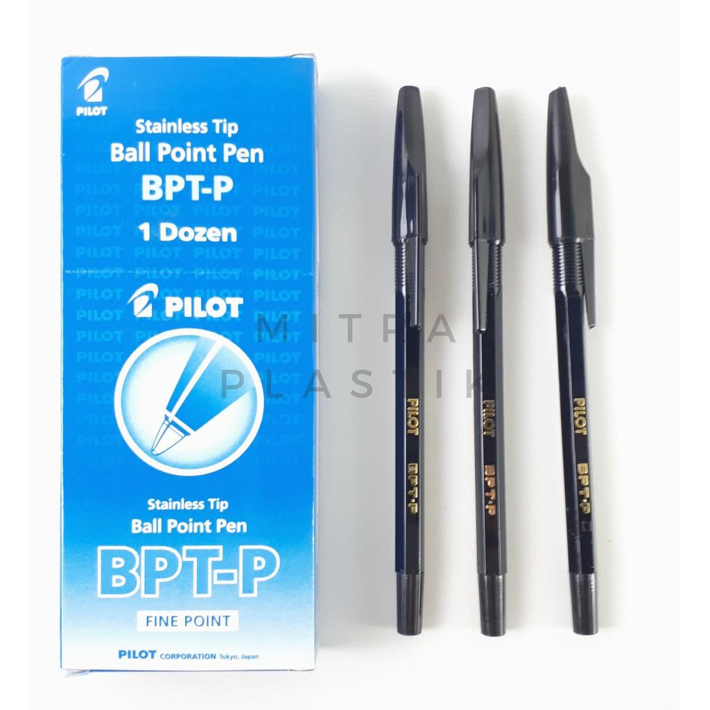 

Pulpen Pilot BPT-P Ballpoint Pen Hitam Fine Point Stainless Tip