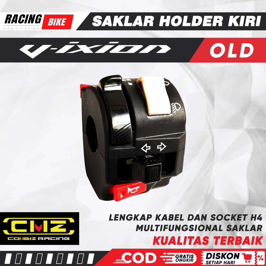 Saklar Kiri VIXION OLD Holder Multifungsional Kualitas Terbaik Variasi Motor Vixion