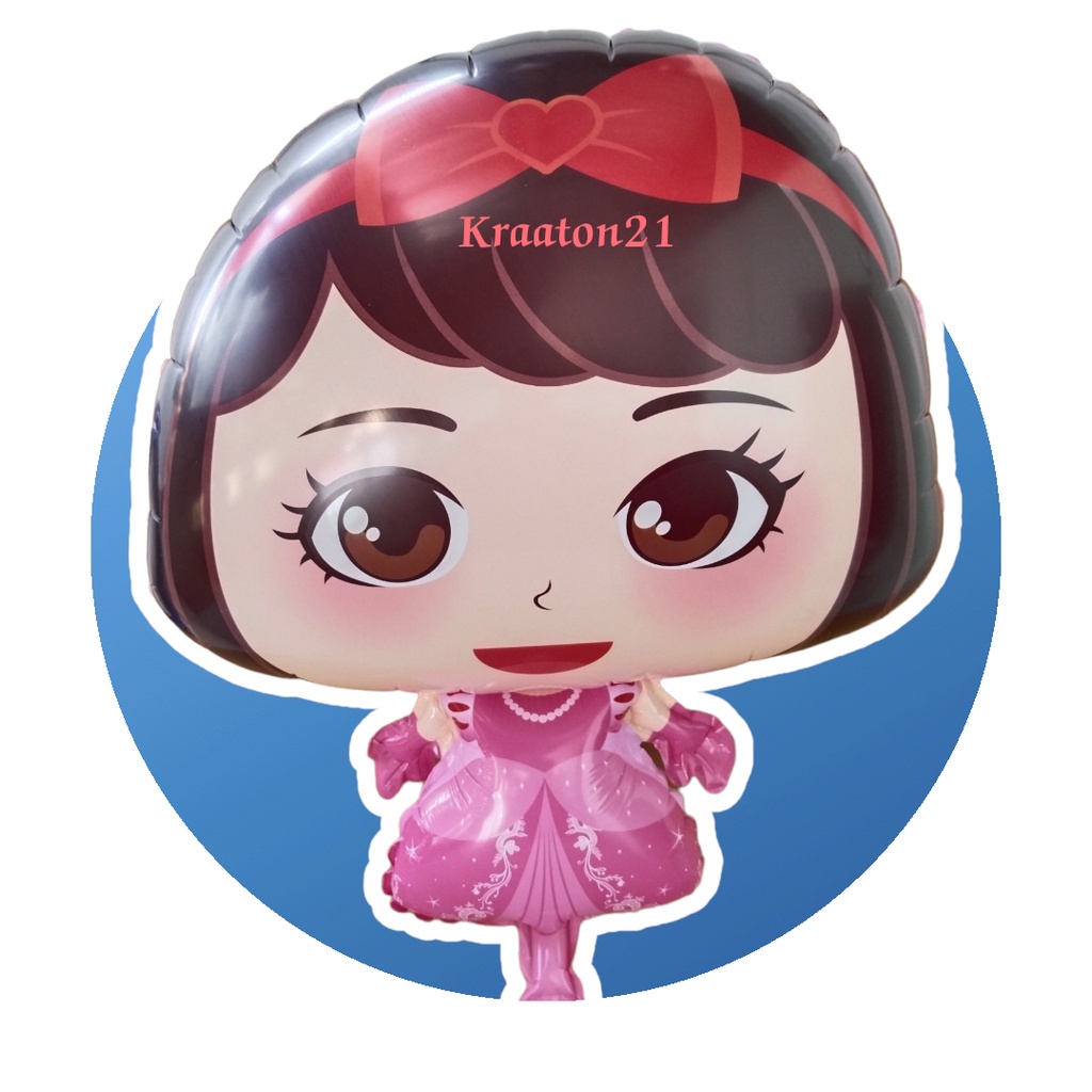 Balon karakter putri wendly / balon dora / balon putri pita / balon karakter / balon terbang / balon