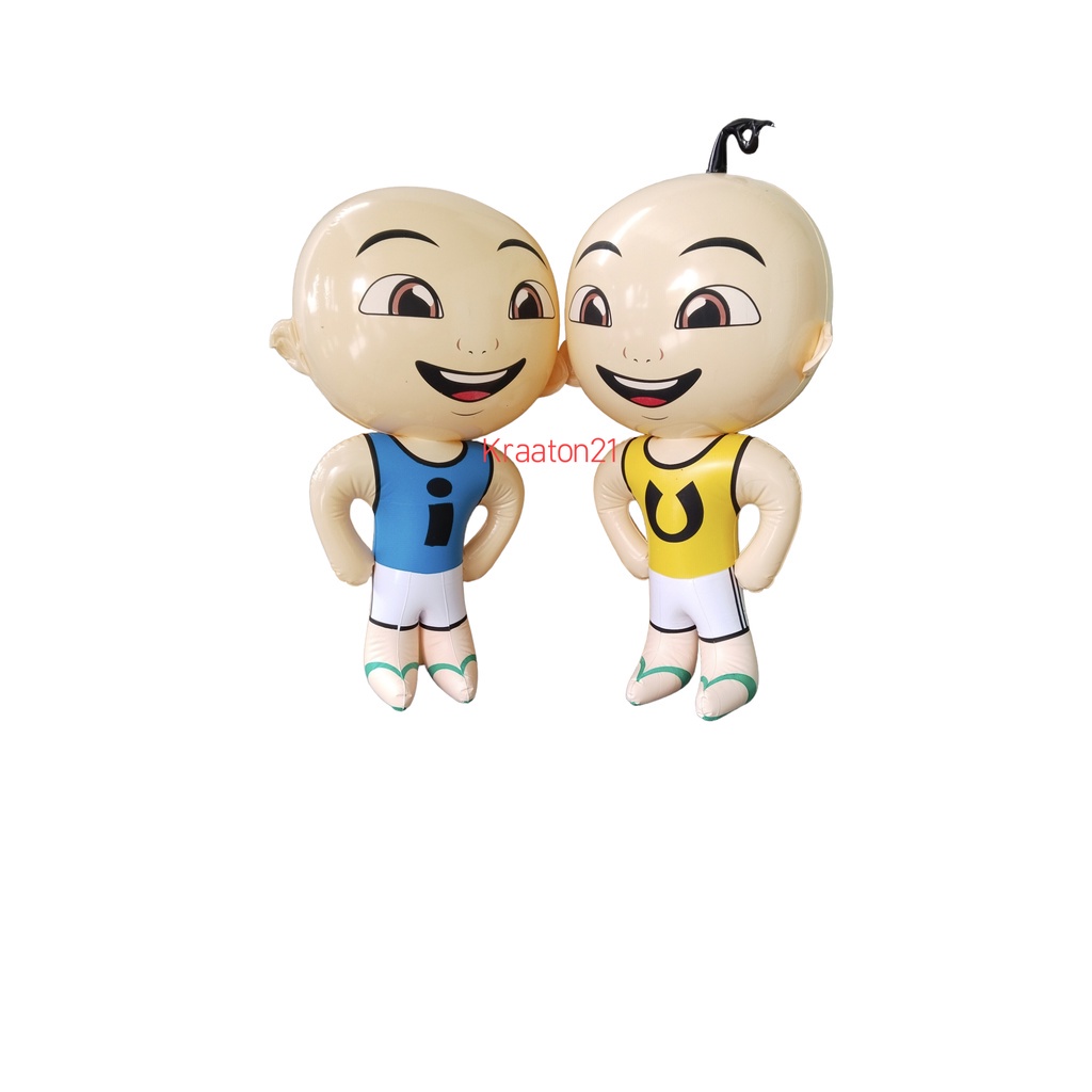 Balon tiup Upin dan Ipin ( TIUPAN ) mainan tiup upin dan ipin lucu termurah dan ramah kingkungan mud