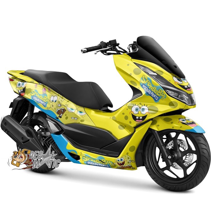Decal PCX 150 Full Body Stiker PCX 160 Full Body Stiker PCX 150 Full body Stiker PCX 160  Spongebob
