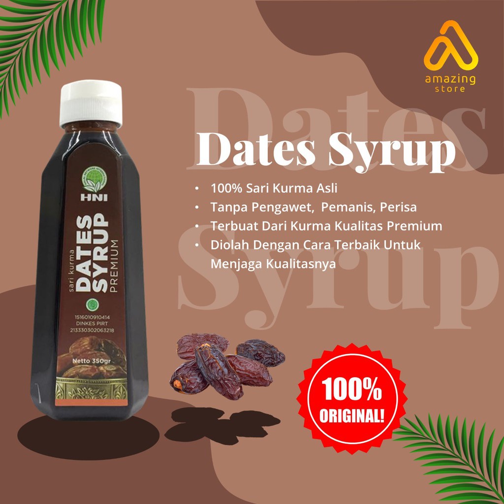 

HNI DATE SYRUP HNI kemasan Terbaru menjadi Sari Kurma