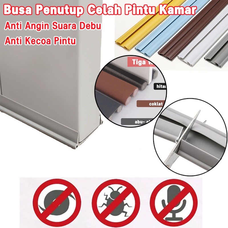 Busa Penutup Celah Pintu Kamar /Pintu Penghalang Debu Serangga /Anti Kecoa Pintu /Anti Angin Suara D