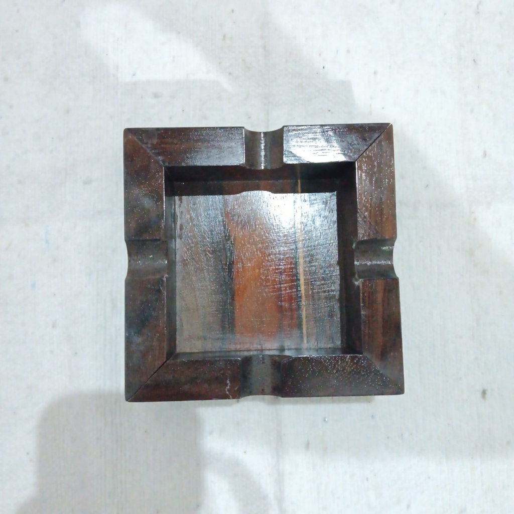 VUV - Asbak kayu Rokok Sono Kotak