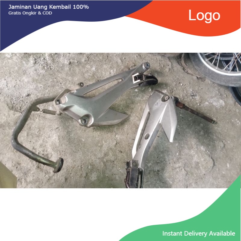 footstep belakang Megapro new original footstep Megapro new Megapro monoshock