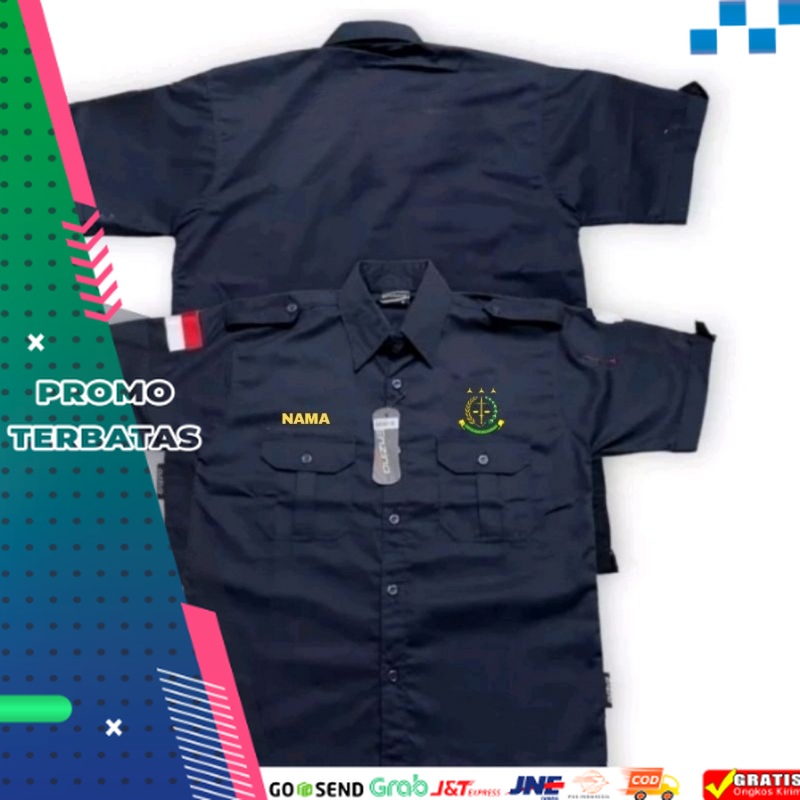 SERAGAM DINAS PDH KANTOR /kemeja kejaksaan RI lengan pendek baju kejaksaan RI baju dinas kejaksaan R
