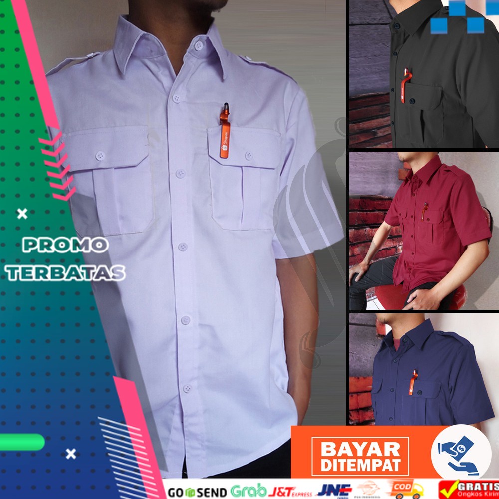 SERAGAM DINAS PDH KANTOR /(COD Bayar ditempat) Kemeja PDL /Seragam Putih PNS, Baju PNS, Baju PNS Pri